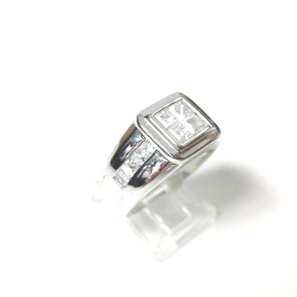 Men's Gold CZ Ring - SZ12 - Picture 2 of 2
